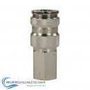 Hochdruckschnellkupplung 25KF aus Messing vernickelt / Stahl vernickelt
